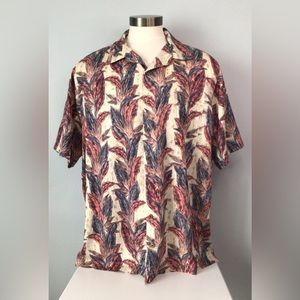Caribbean Silk Blend Men's Shirt Size 3XT